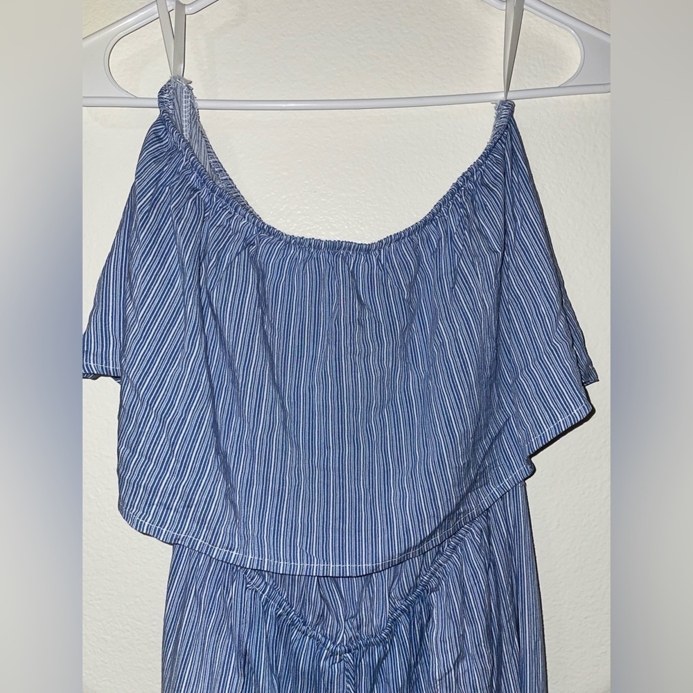 Cookie COUTURE HAWAII BLUE STRIPED JUMPSUIT - Picture 3 of 5
